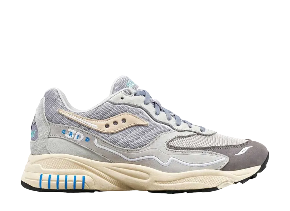 サッカニー 3D グリッド ハリケーン "グレー/クリーム"