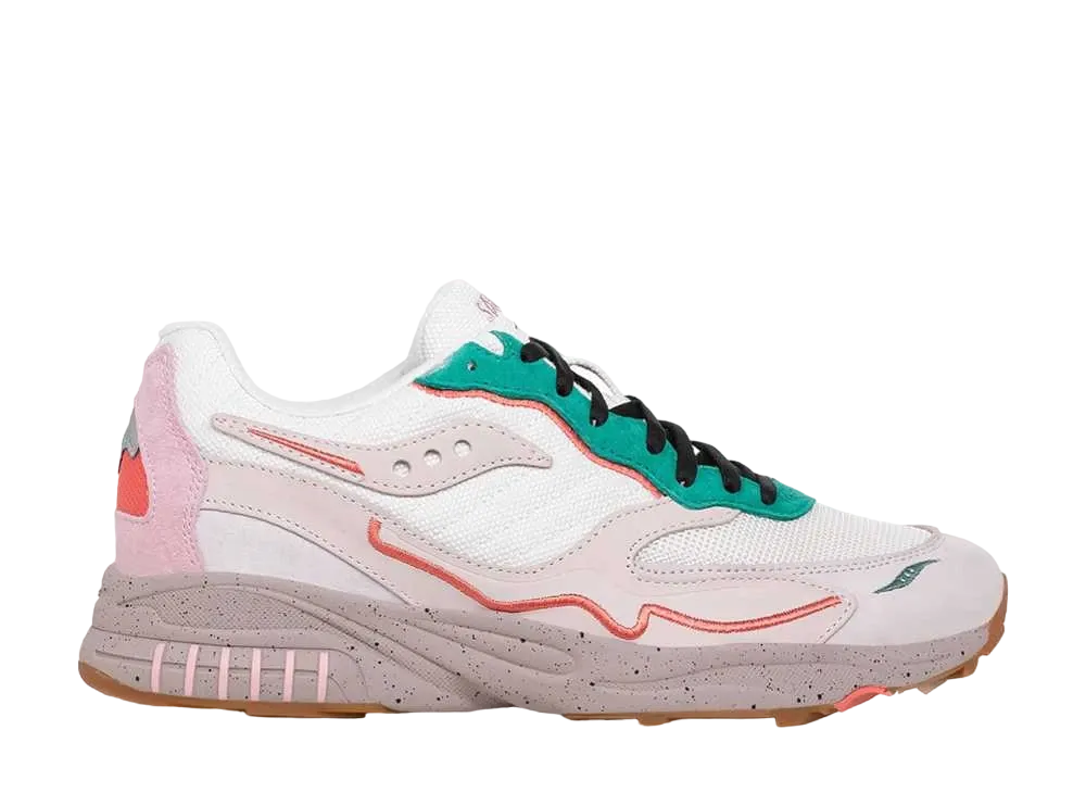 サッカニー 3D グリッド ハリケーン プレミアム "サンド/グリーン"