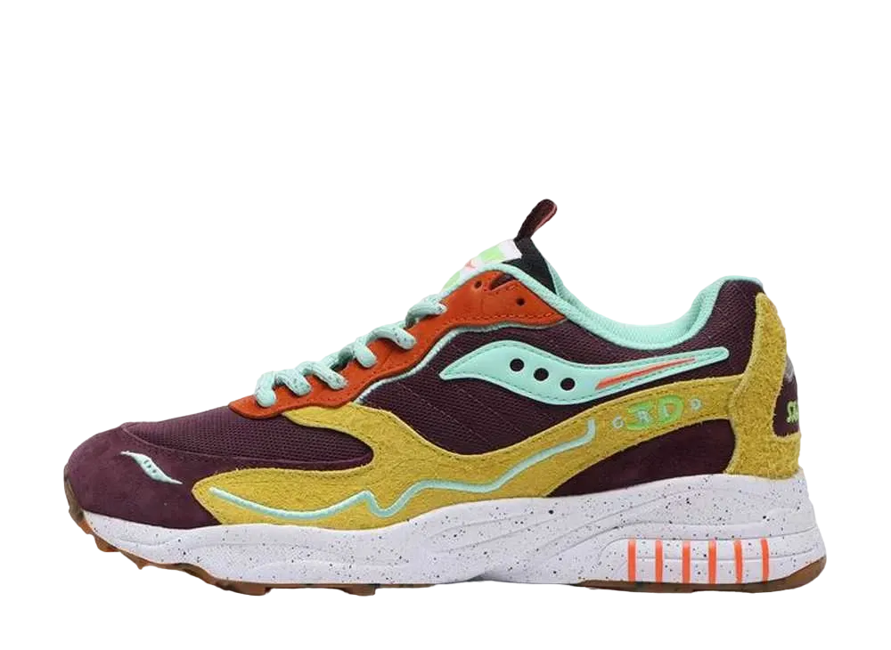 サッカニー 3D グリッド ハリケーン "ブラウン/マスタード"