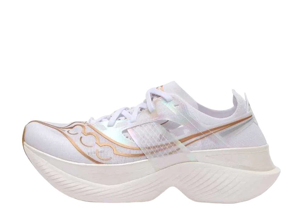 サッカニー エンドルフィン エリート "ホワイト/ゴールド"