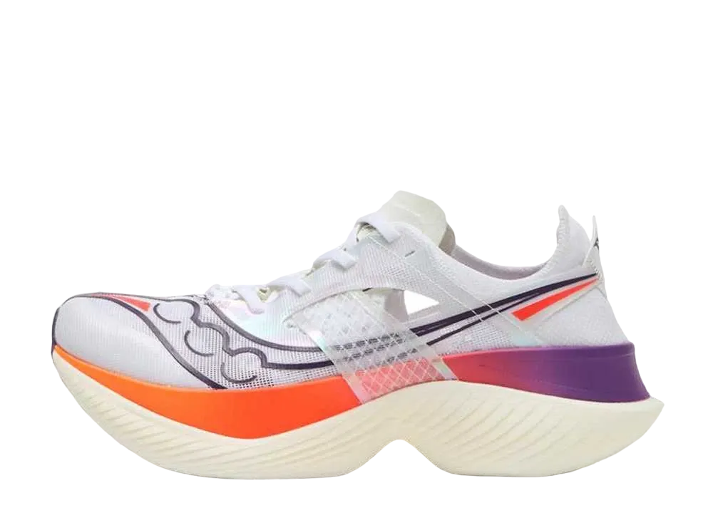 サッカニー エンドルフィン エリート "ホワイト/ビジレッド"