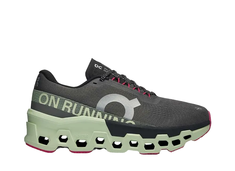 On Women's Cloudmonster 2 "Asphalt/Lima"