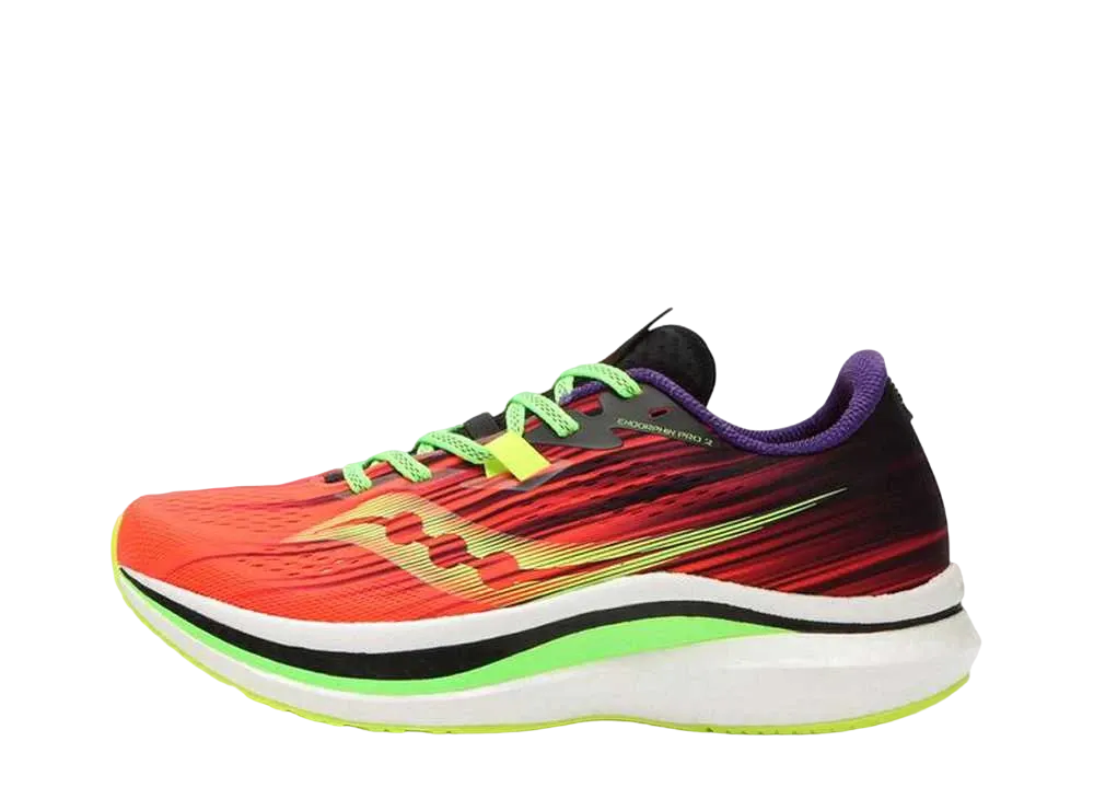 サッカニー ウィメンズ エンドルフィン プロ2 "レッド/ボルト/ブラック/パープル"