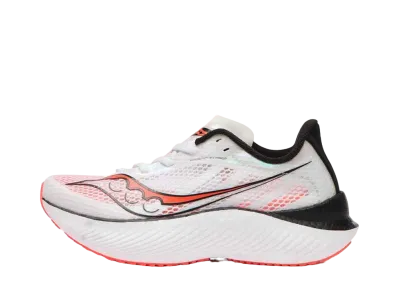 サッカニー ウィメンズ エンドルフィン プロ3 "ホワイト/ブラック/ビジレッド"