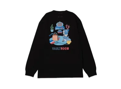 VAULTROOM x GAWR GURA GURA Long Sleeve Tee "Black"
