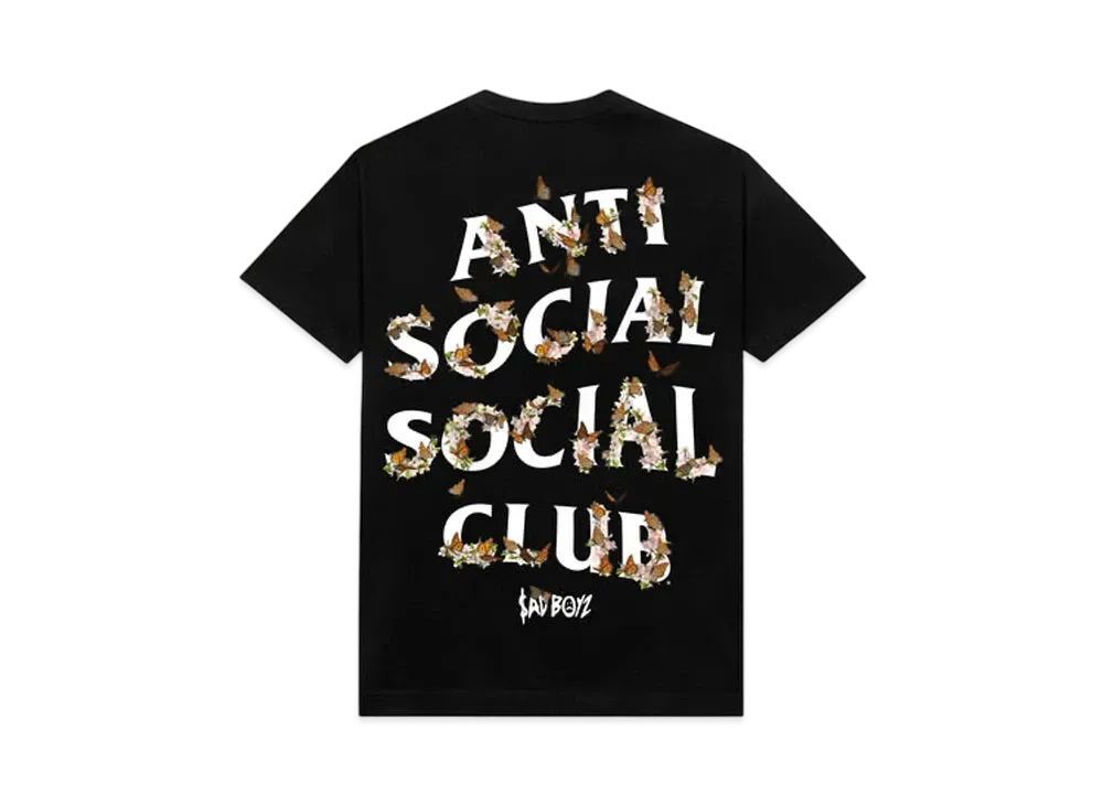 ANTI SOCIAL SOCIAL CLUB x Sadboyz Sakura SS Tee "Black"