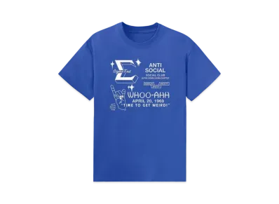 ANTI SOCIAL SOCIAL CLUB Sigma Fest Tee "Royal"