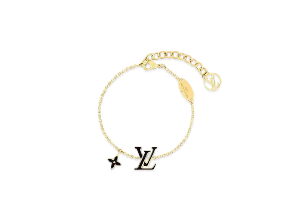 Louis Vuitton LV Iconic Enamel Bracelet "Noir"