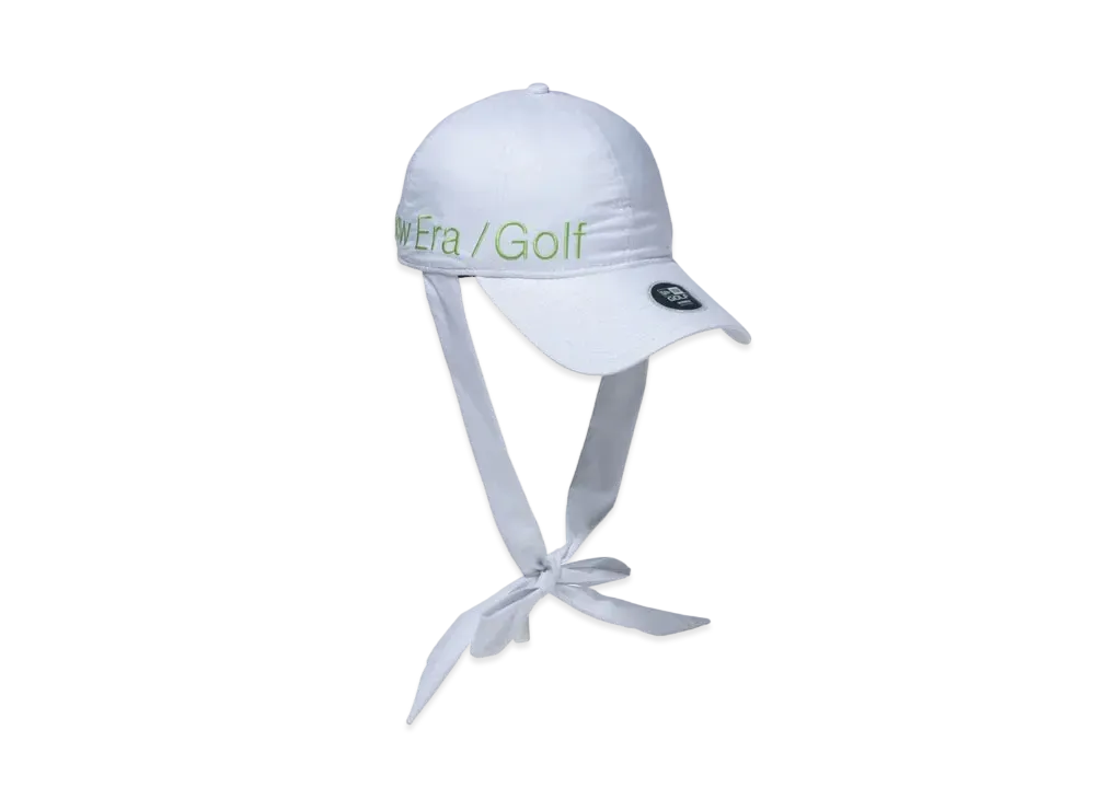 NEW ERA Golf Women's 9Thirty Long Visor ZAMZA Wide String "White"
