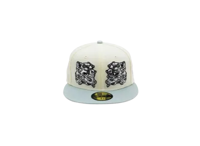 NEW ERA x THE CAP OKINAWA SCHIESSER Youth 9Fifty "Ivory/Light Blue"