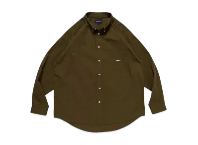 DESCENDANT Kennedys Oxford LS Stripe Shirt "Blue"