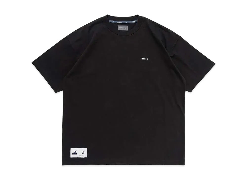 DESCENDANT Cachalot Organic Cotton Strip SS "Black"