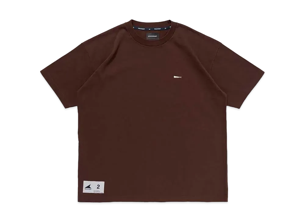 DESCENDANT Cachalot Organic Cotton Strip SS "Brown"