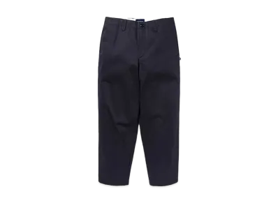 DESCENDANT Dc-6 Organic Cotton Twill Trousers "Navy"