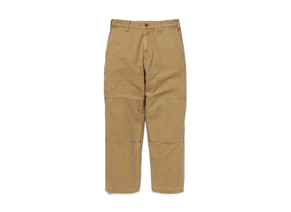 DESCENDANT Det Double Knee Trousers "Beige"