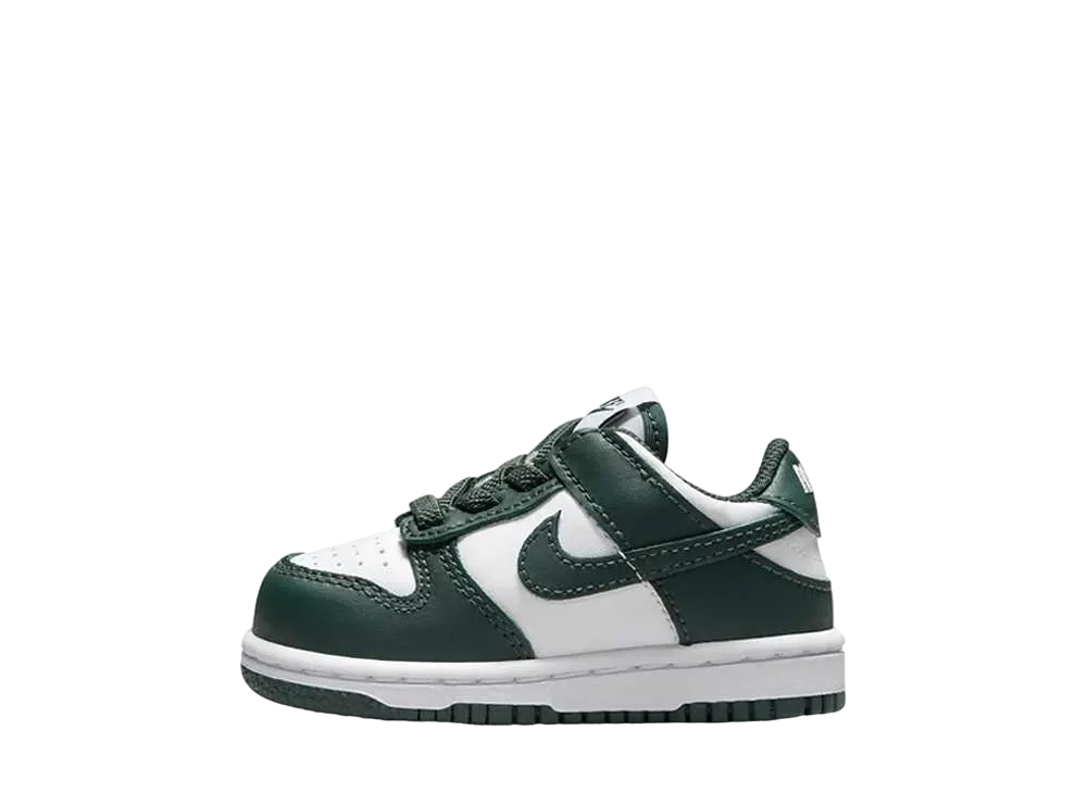 ナイキ TD ダンク ロー "ホワイト/ホワイト/ヴィンテージグリーン" (キッズ)