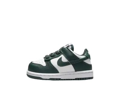 Nike TD Dunk Low "White/White/Vintage Green"