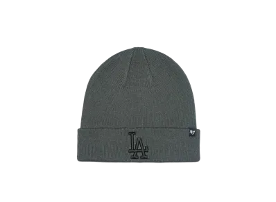 47 Dodgers 'Raised '47 Cuff Knit "CHARCOAL x BLACK LOGO"