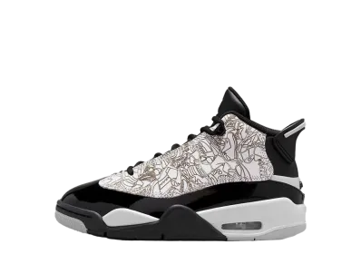 Nike GS Air Jordan Dub Zero "White/Neutral Gray/Black"