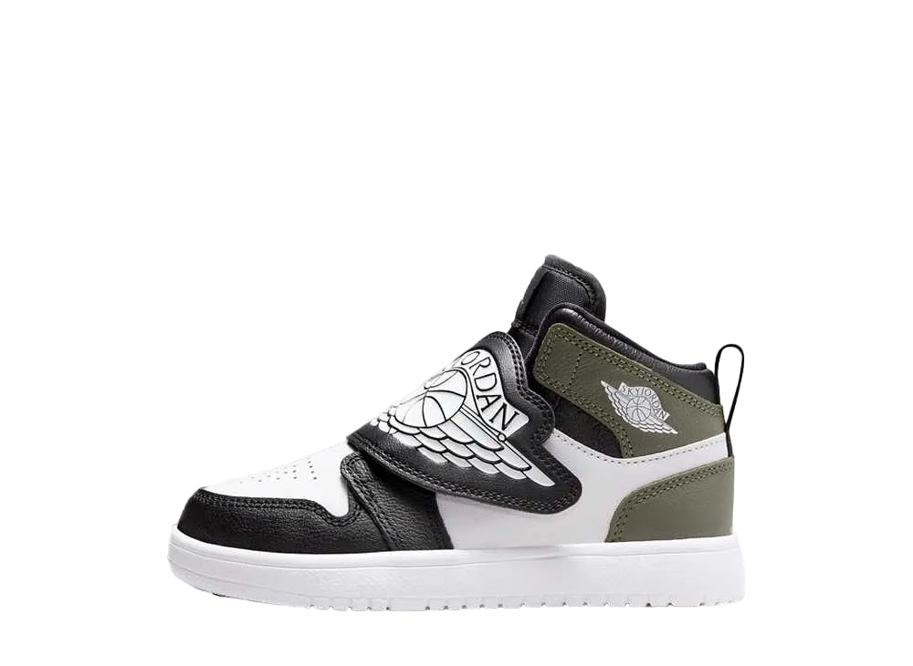 ナイキ PS スカイ ジョーダン1 "ブラック/ミディアムオリーブ/ホワイト" (キッズ)