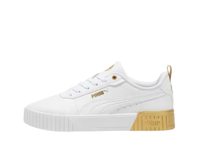 Puma Women's Carina 2.0 Metallic Dream "Puma White/Puma Gold/Matte Puma Gold"