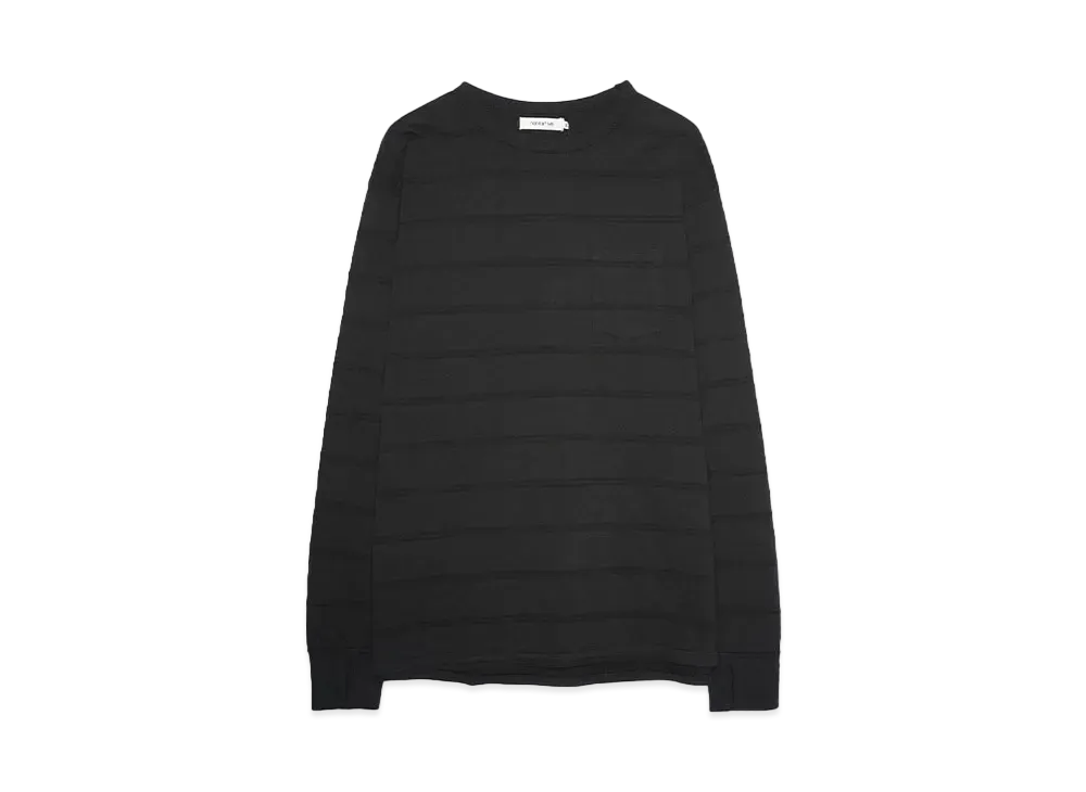 nonnative DWELLER L/S TEE COTTON JERSEY BORDER 