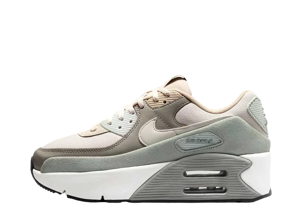 Nike Women's Air Max 90 LV8 "Sanddrift/Light Army/Jade Horizon/Light Bone"