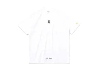 NEW ERA x MLB x TAKAHIROMIYASHITATheSoloist. Regular Fit Short Sleeve Cotton T-Shirt San Diego Padres "White"