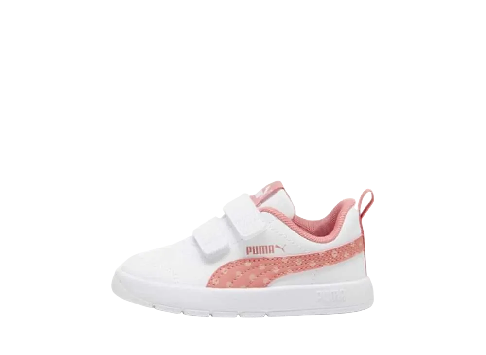 プーマ TD コートフレックス V3 ドッティ V "プーマホワイト/ディーヴァピーチ" (キッズ)