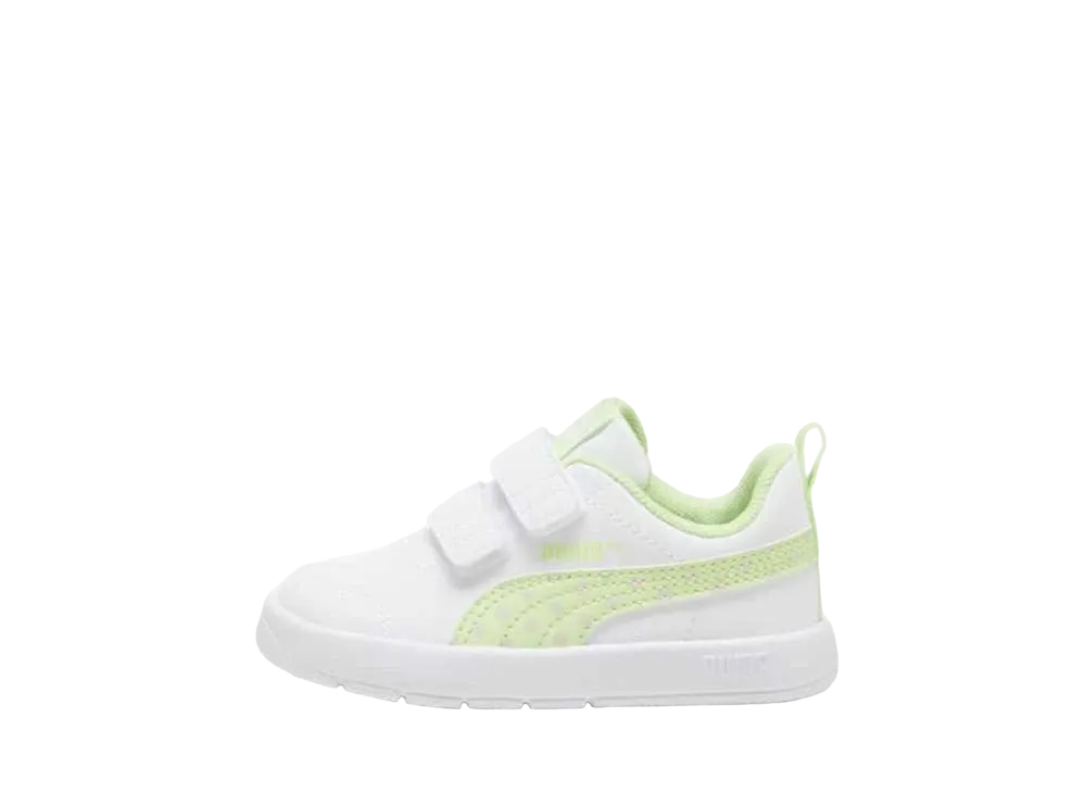 プーマ TD コートフレックス V3 ドッティ V "プーマホワイト/クールキューカンバー" (キッズ)