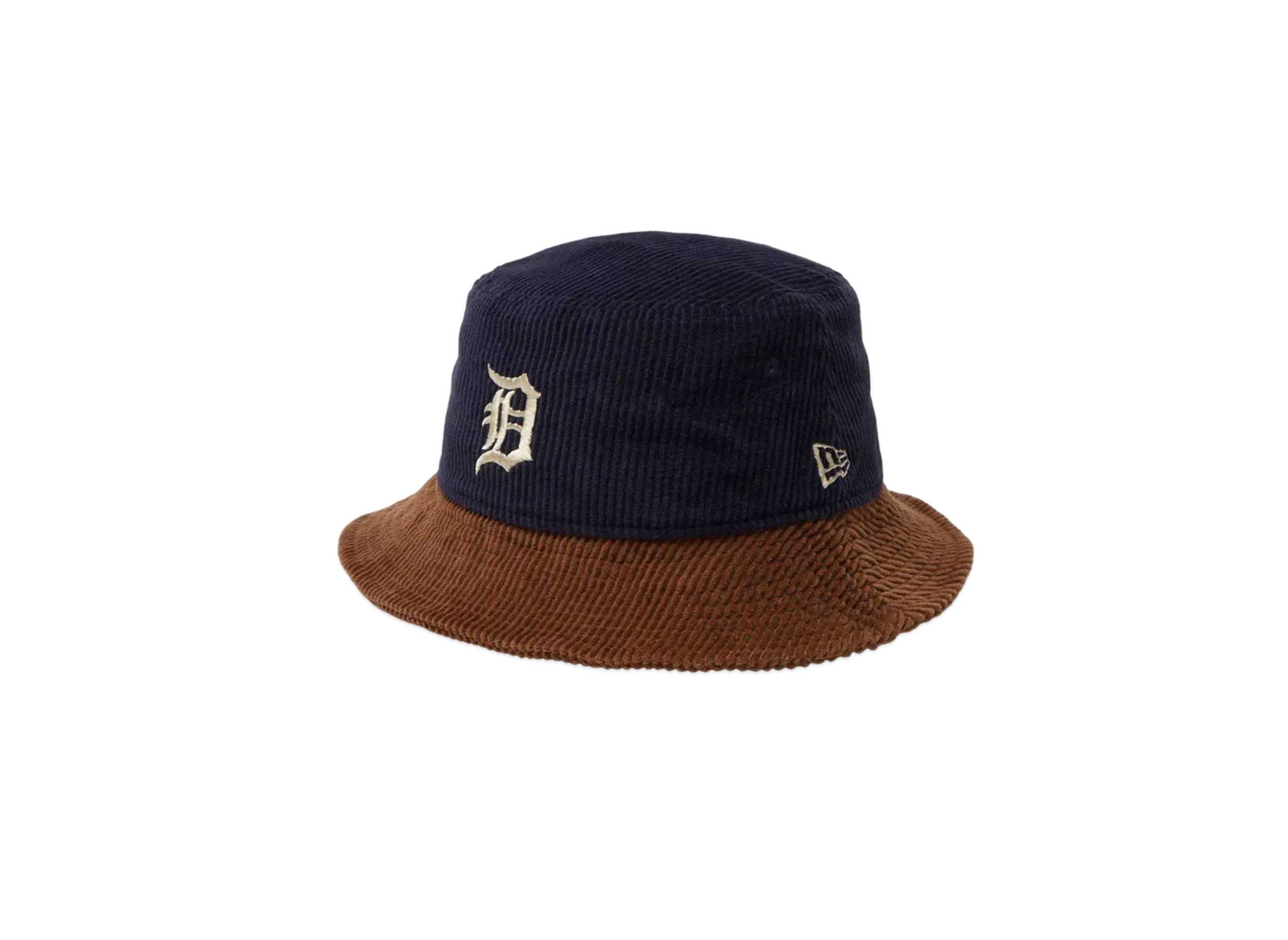 NEW ERA Bucket 01 MLB Corduroy Detroit Tigers "Navy/Camel"