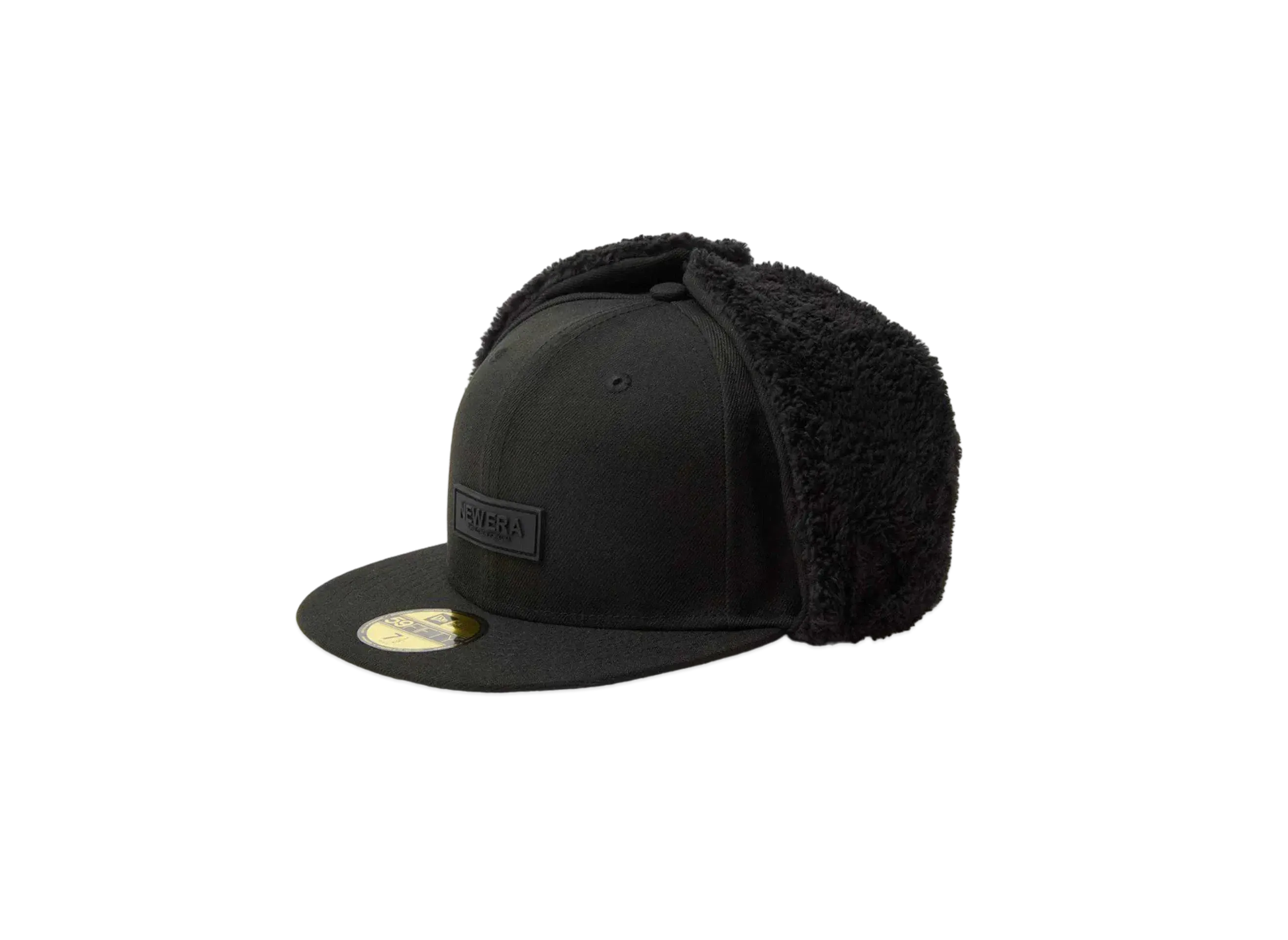 NEW ERA 59Fifty Dog Ear Rubber Patch "Black"