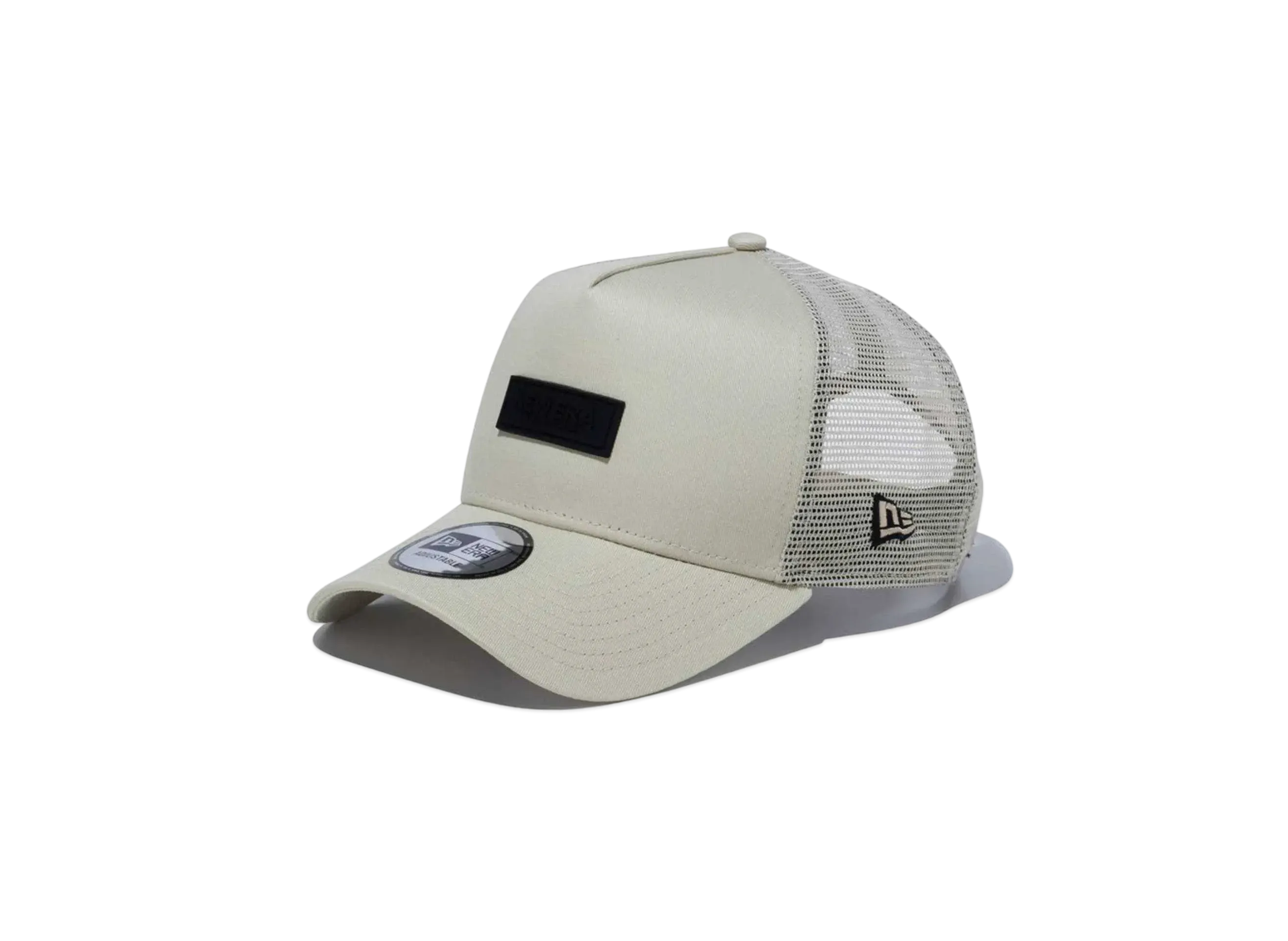 NEW ERA 9Forty A-Frame Tracker Rubber Patch "Stone"