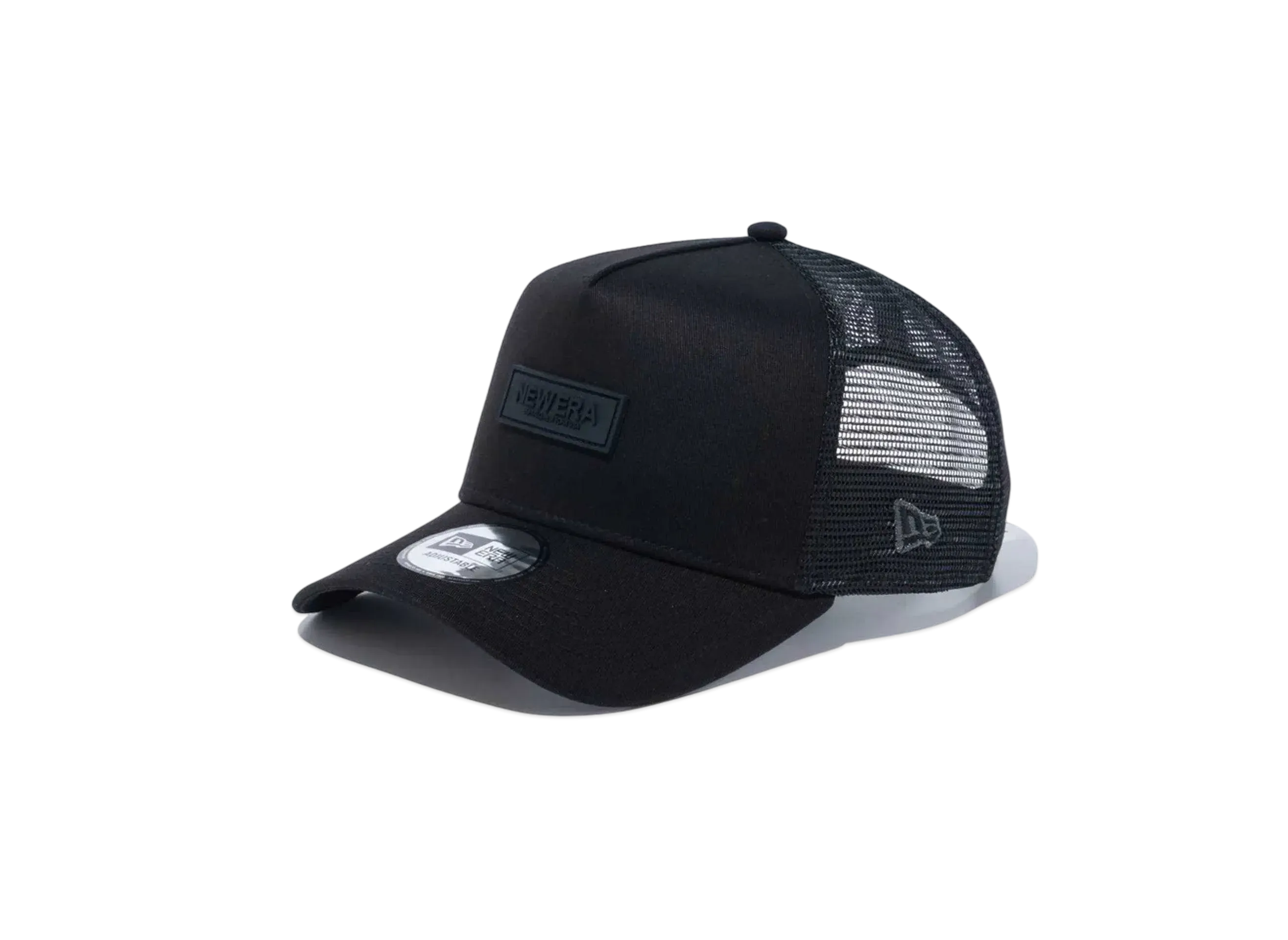 NEW ERA 9Forty A-Frame Tracker Rubber Patch "Black"