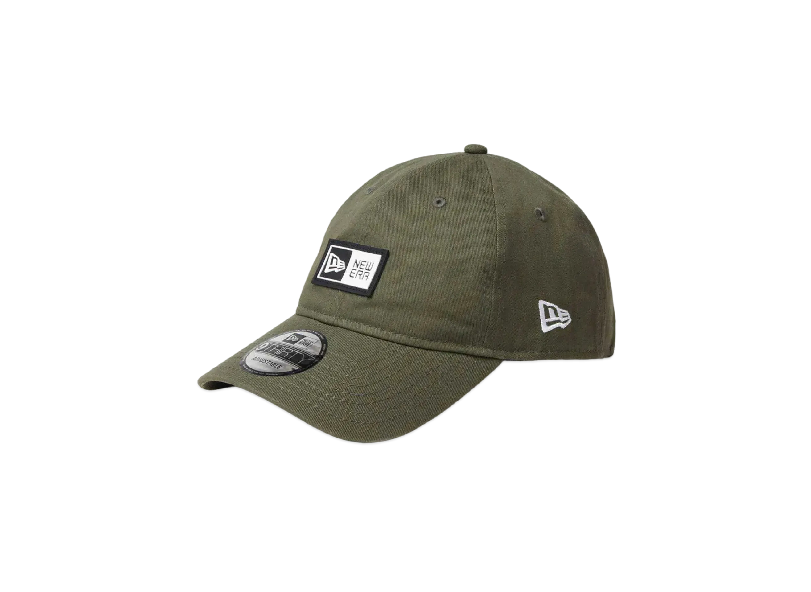 NEW ERA 9Thirty Rubber Patch Box Logo "New Olive"
