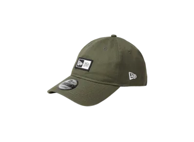 NEW ERA 9Thirty Rubber Patch Box Logo "New Olive"