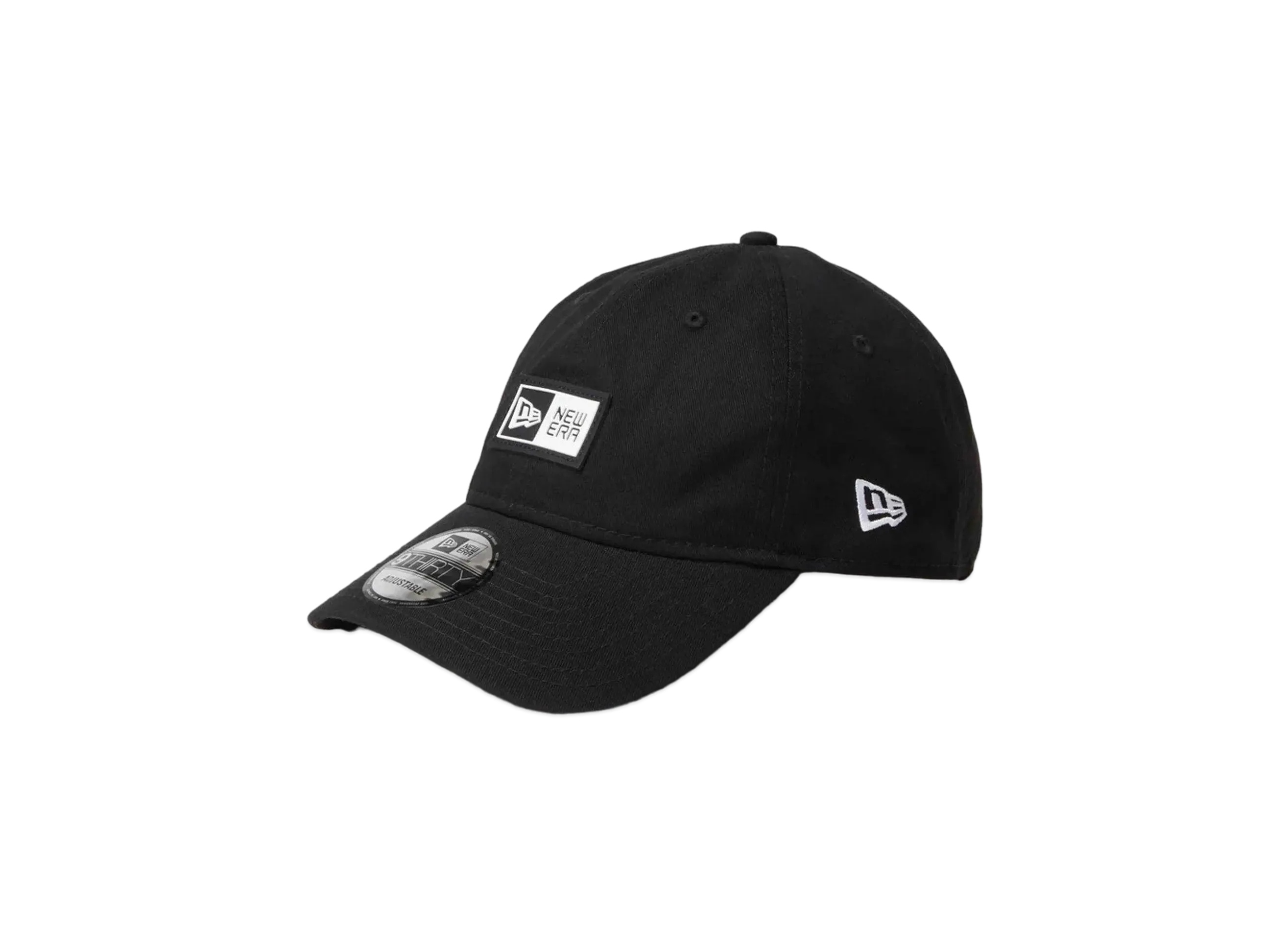 NEW ERA 9Thirty Rubber Patch Box Logo "Black"