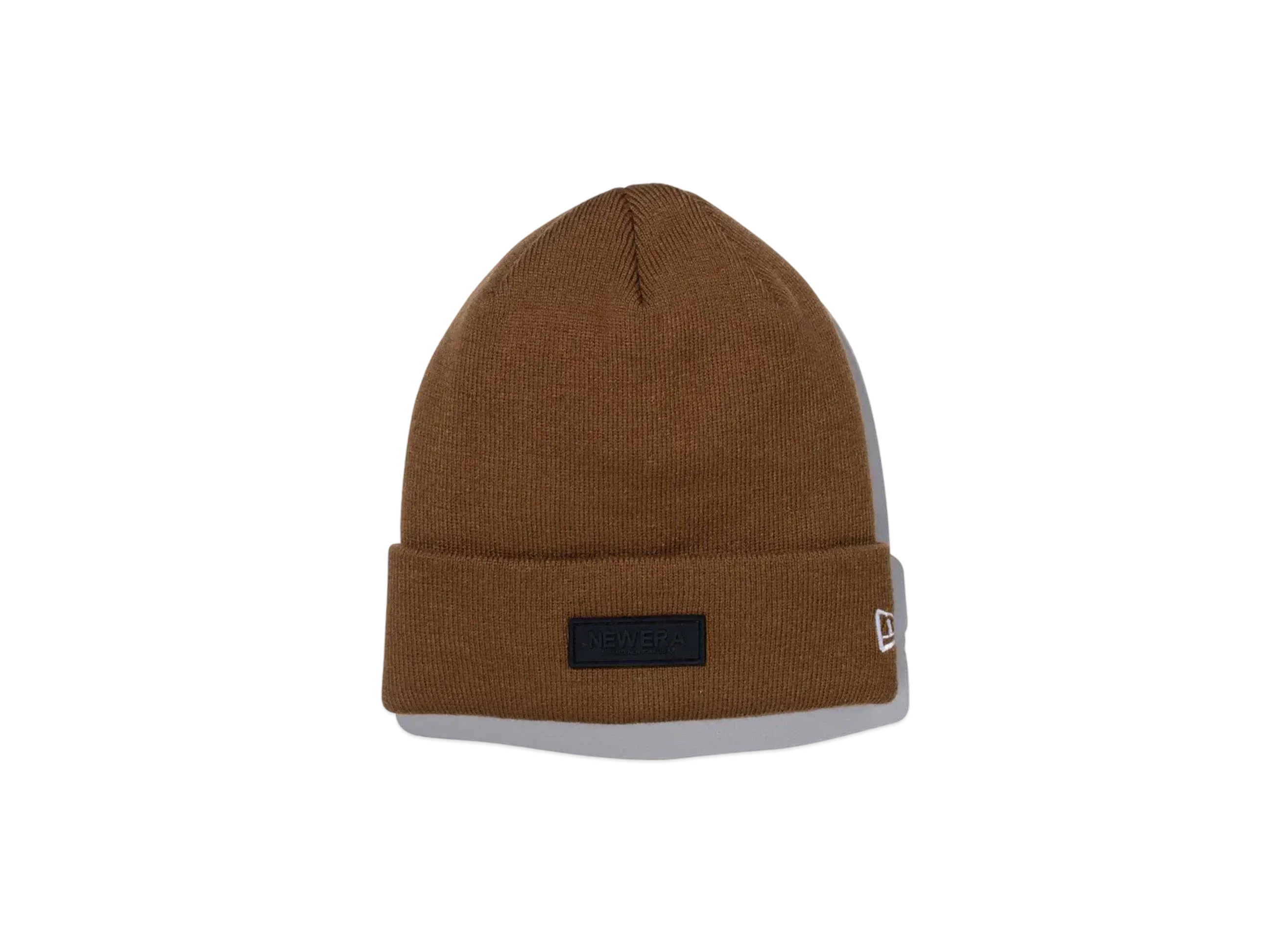 NEW ERA Basic Cuff Knit Rubber Patch "Walnut"