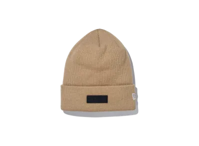 NEW ERA Basic Cuff Knit Rubber Patch "Beige"