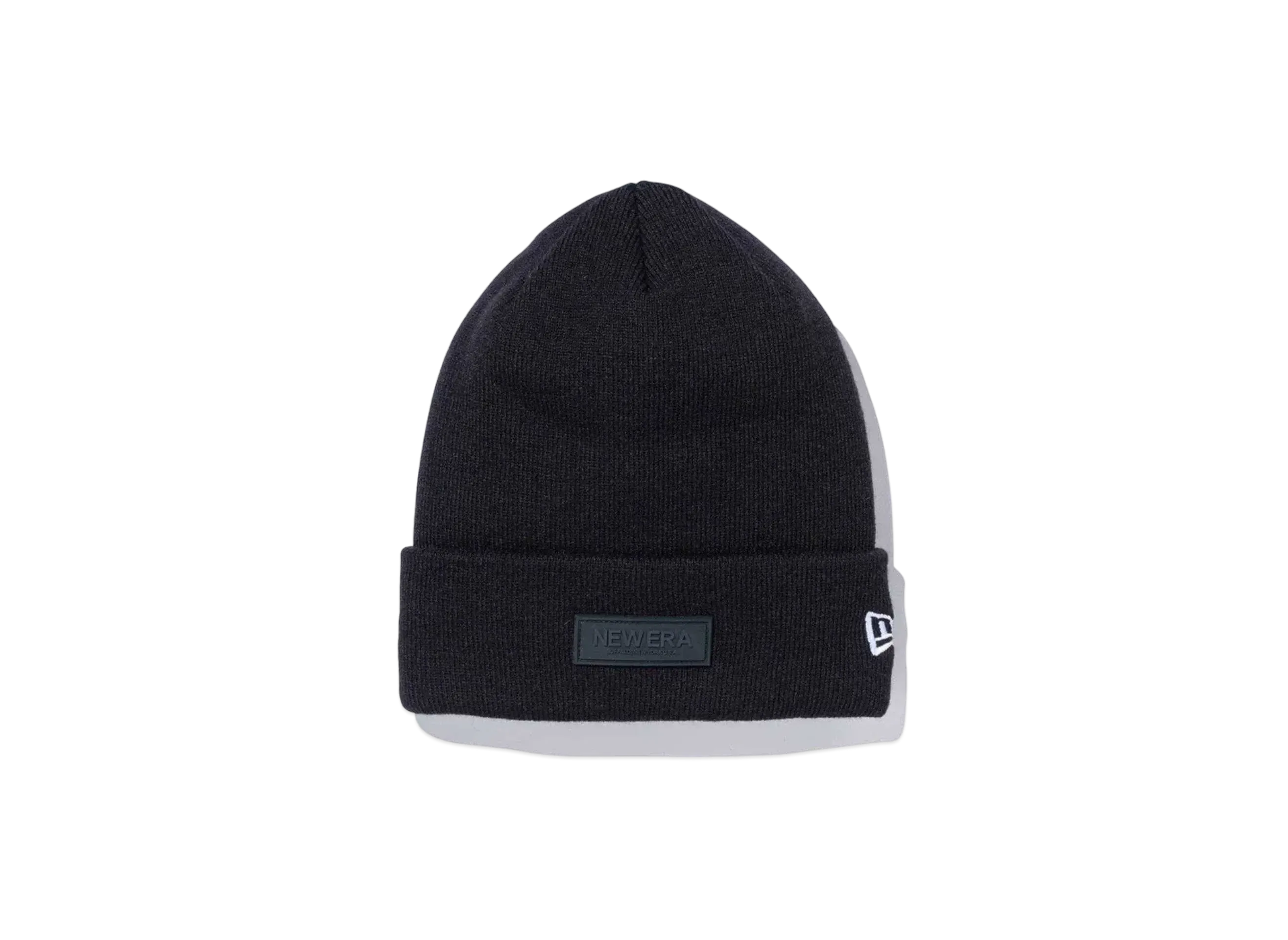 NEW ERA Basic Cuff Knit Rubber Patch "Black"