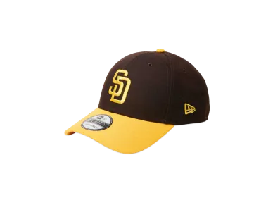NEW ERA 9Forty MLB Color Custom San Diego Padres A Gold Visor "Burnt Wood"