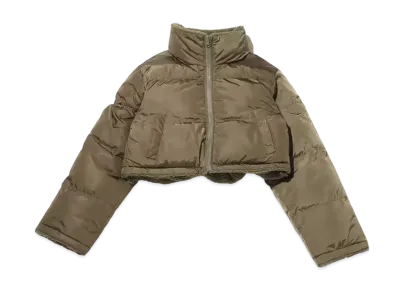 atmos pink Reversible Short Padded Jacket "Khaki"