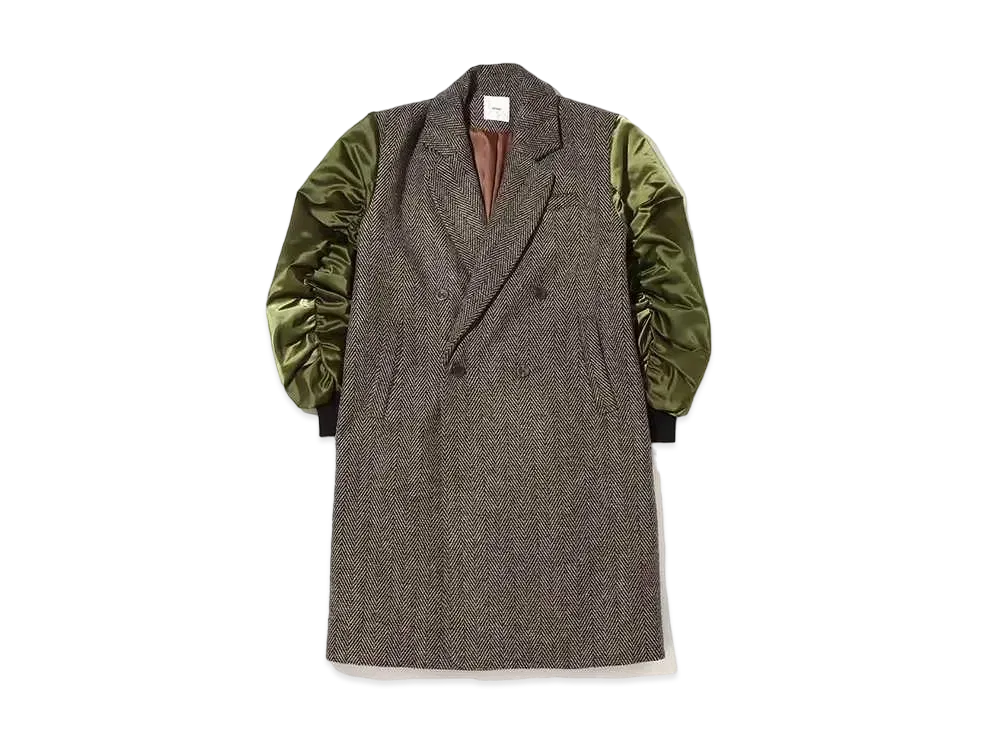 atmos pink MA-1 Docking Chester Coat "Khaki"