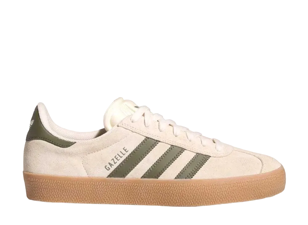 adidas Gazelle ADV "Ecru Tint/Focus Olive/Gum"
