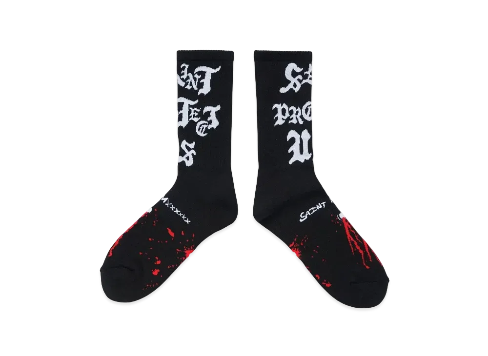 SAINT Mxxxxxx Socks_Saint Protect "Black"