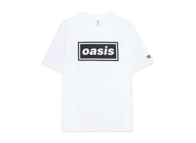 【公式購入品】oasis デッカロゴTシャツ ホワイト Mサイズ 8/27発売|Levi's® Band Tee Collection