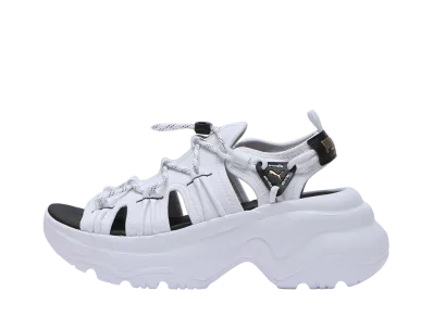 Puma Women's Cilia Wedge Sandal "White/Black"