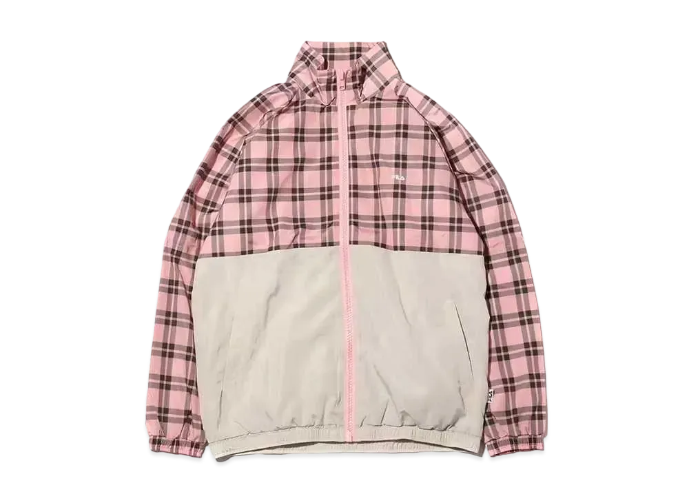 Atmos pink x Ami x Fila Check Jacket "Pink"
