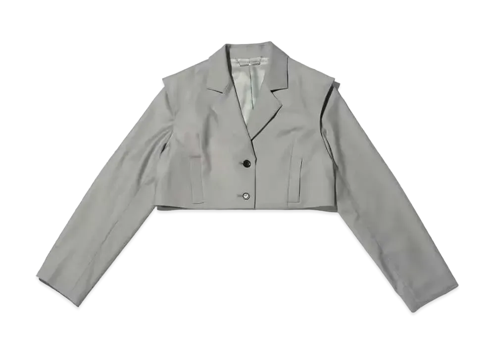 atmos pink Minimal Cropped Jacket "Gray"