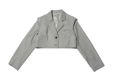 atmos pink Minimal Cropped Jacket "Gray"